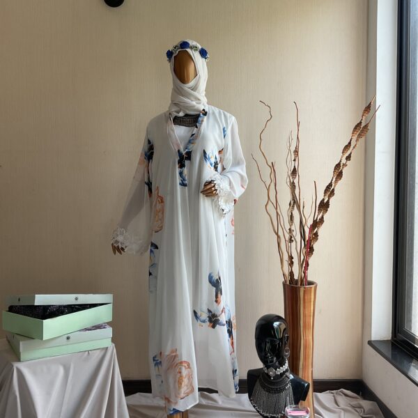 Floral Printed Abaya